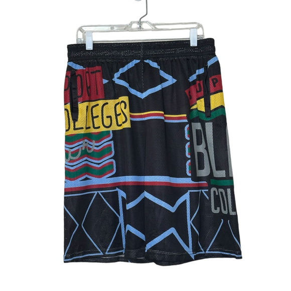 Support Black Colleges Multicolor men mesh athletic shorts size Medium - Picture 4 of 6